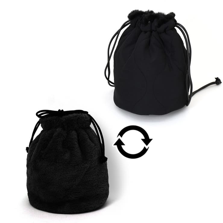 ブラック(99) | 巾着バッグ ショルダー レディース | REAL STYLE
