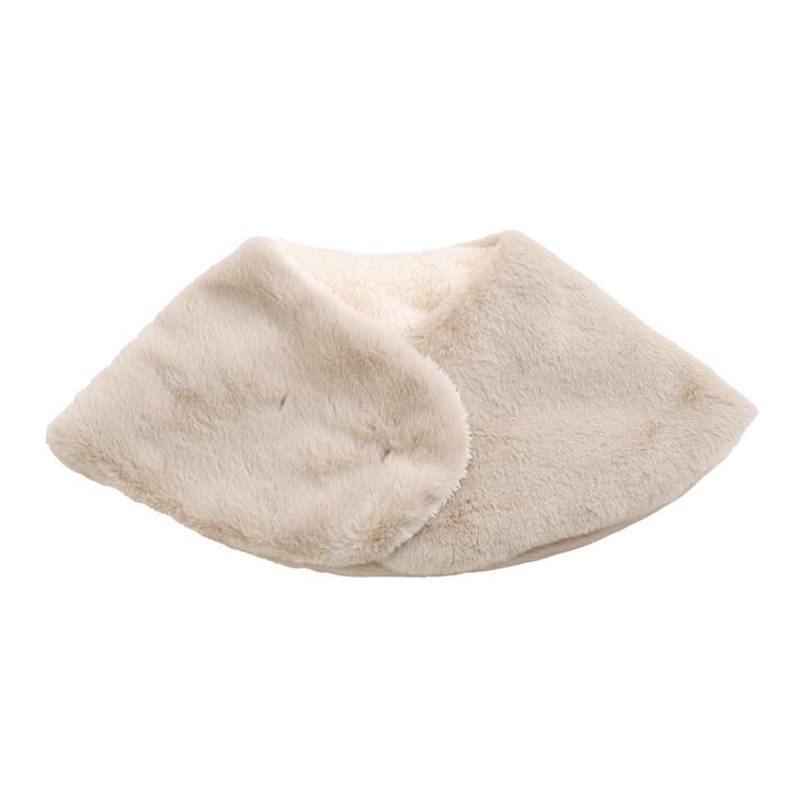 ライトベージュ | ネックウォーマー レディース ボタン | REAL STYLE