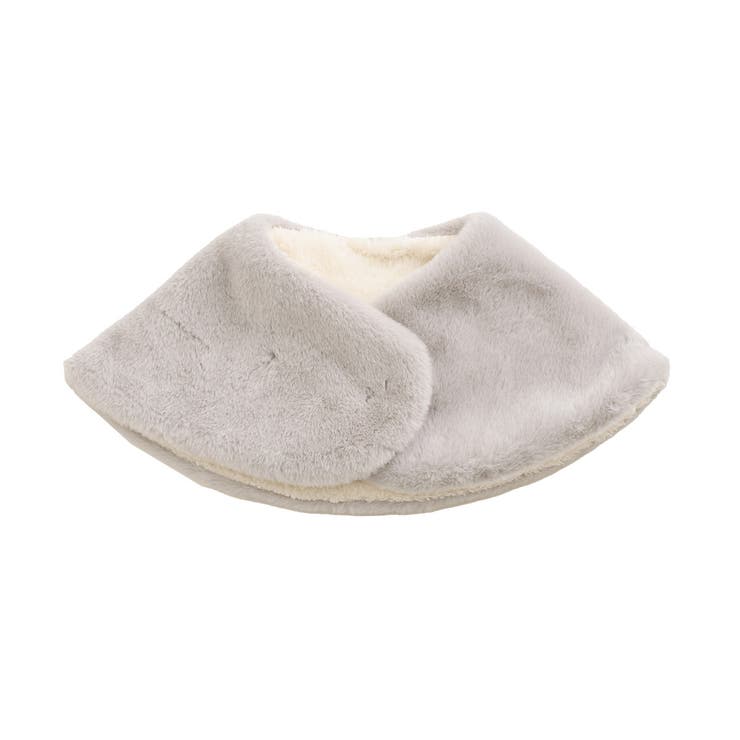 ライトグレー | ネックウォーマー レディース ボタン | REAL STYLE