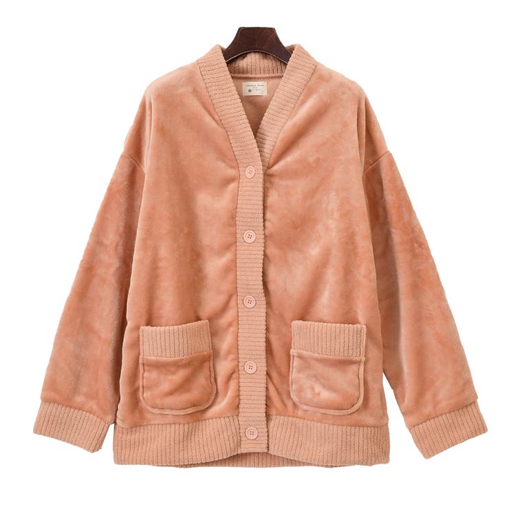 スモークピンク | カーディガン ルームウェア レディース | REAL STYLE