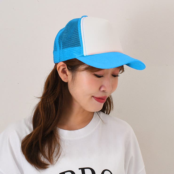 ターコイズ×ホワイト | キャップ レディース メンズ | REAL STYLE