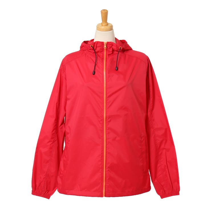 レッド×オレンジ | ナイロン フルジップ ジャケット | REAL STYLE