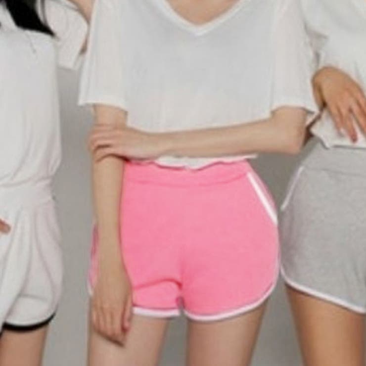 ショートパンツ パイピング ライン[品番：JOKW0012099]｜REAL