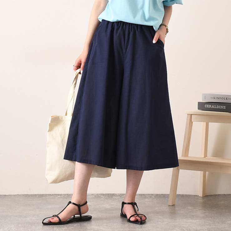 ワイドパンツ レディース 7分丈[品番：JOKW0014177]｜REAL STYLE