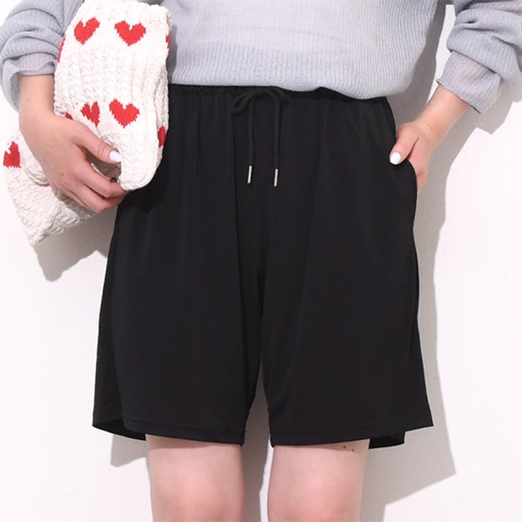 Andy レザーショートパンツ ブラック Andy レザーショートパンツ ブラック（フェイクレザーショート