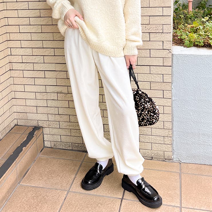 ジョガーパンツ レディース コーデュロイ[品番：JOKW0016196]｜REAL