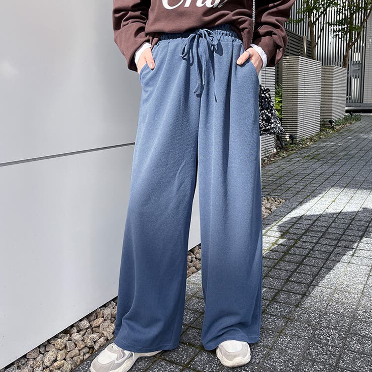 ダスティブルー | ワイドパンツ レディース 秋 | REAL STYLE