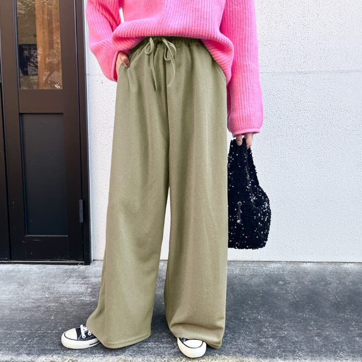 美品 フォクシー 22AW アルペジオ ワイドパンツ 大きいサイズ