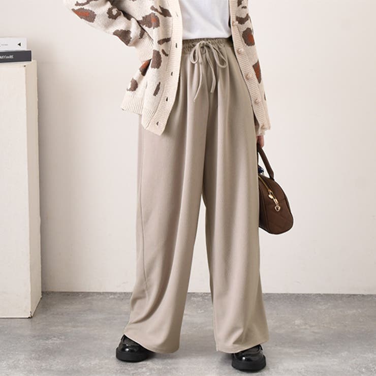 ワイドパンツ レディース 秋[品番：JOKW0016419]｜REAL STYLE