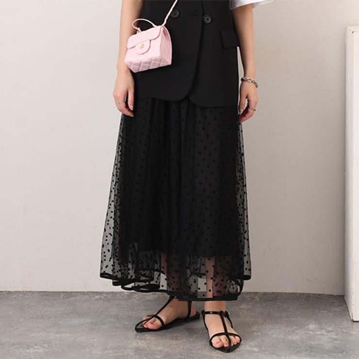 スカート ロング マキシ[品番：JOKW0016985]｜REAL STYLE