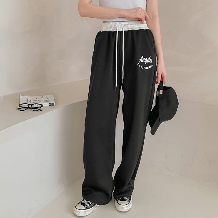 ブラック | スウェットパンツ レディース 夏 | REAL STYLE