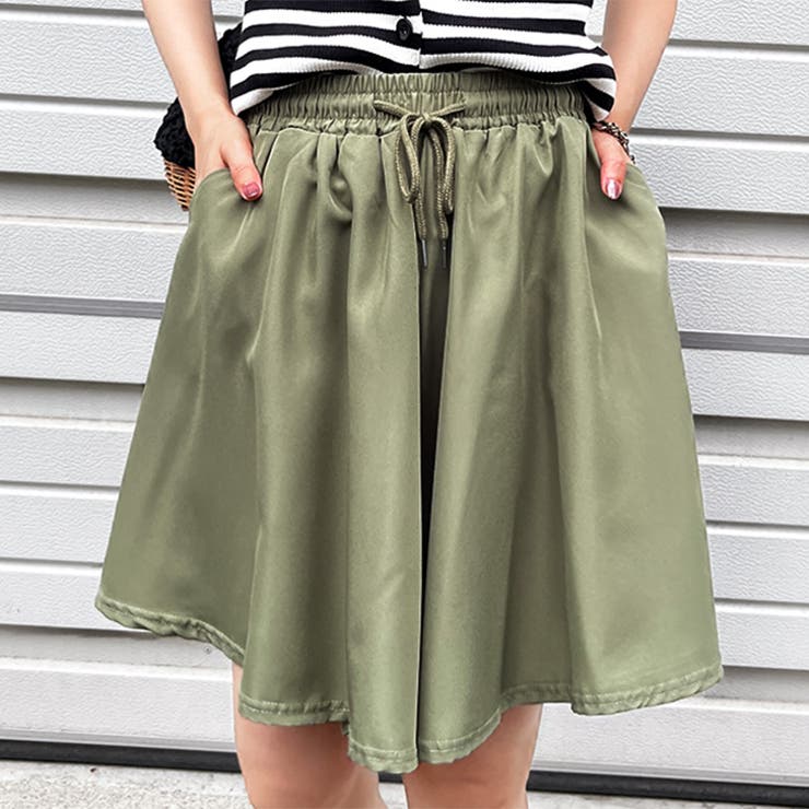 カーキ | ショートパンツ レディース 夏 | REAL STYLE