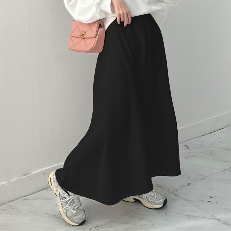 ブラック | フレアスカート レディース ロング | REAL STYLE