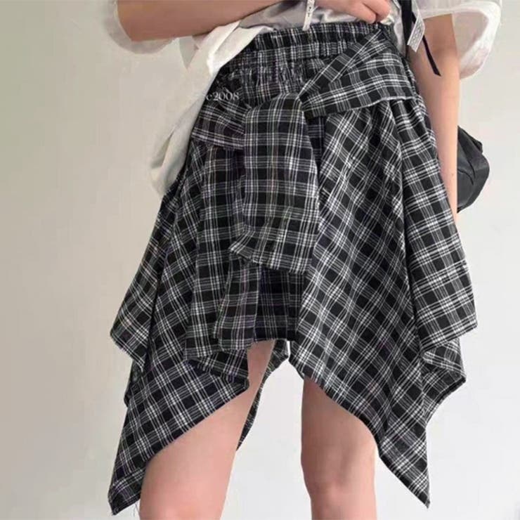 ブラック | ミニスカート レディース チェック | REAL STYLE