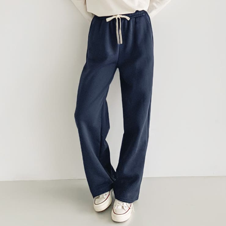 ネイビー | スウェットパンツ レディース 秋 | REAL STYLE