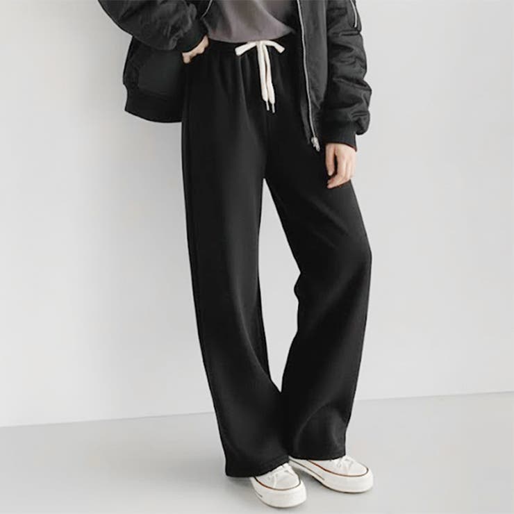 ブラック | スウェットパンツ レディース 秋 | REAL STYLE