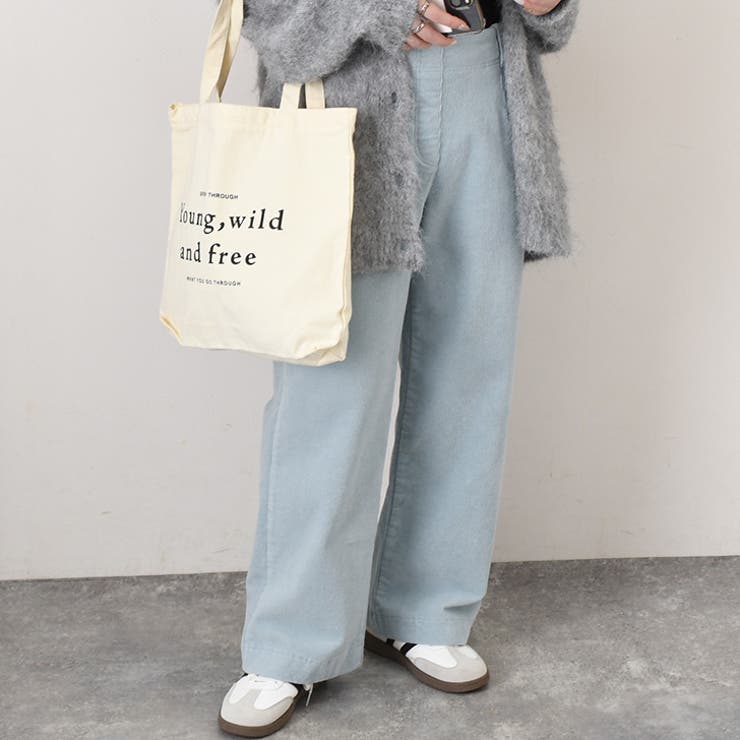 ミントブルー | コーデュロイパンツ ワイドパンツ レディース | REAL STYLE