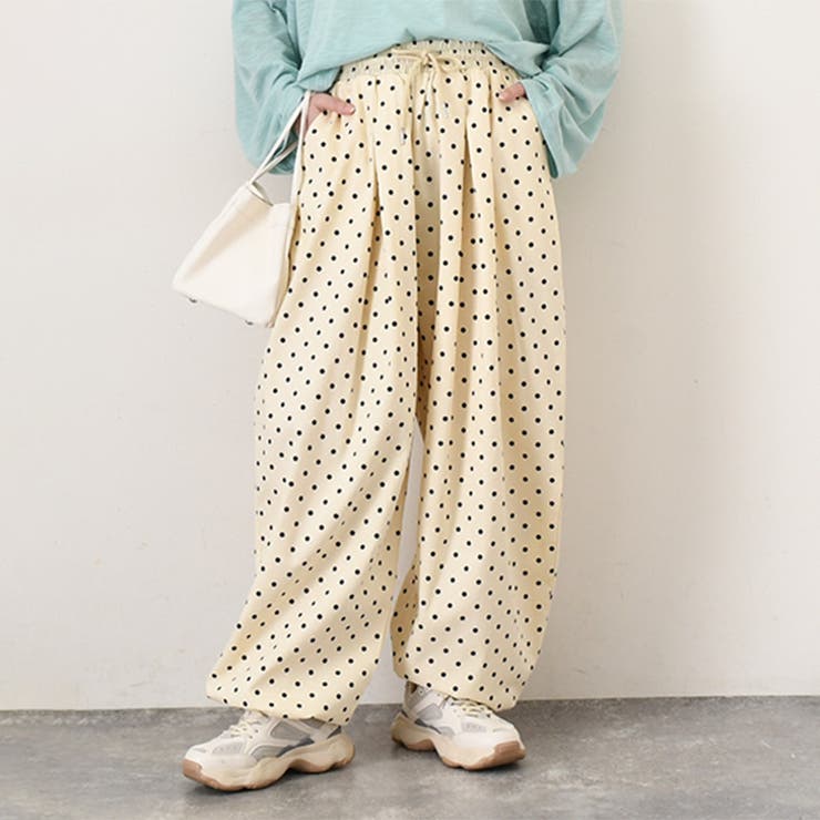 アイボリー | ワイドパンツ レディース 春 | REAL STYLE