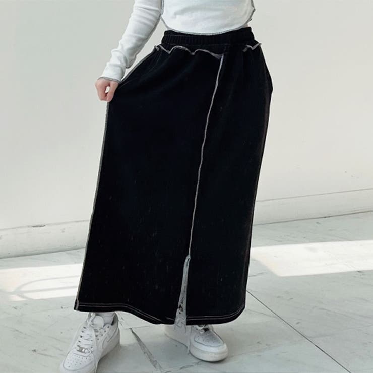 ブラック | ロングスカート 春 夏 | REAL STYLE