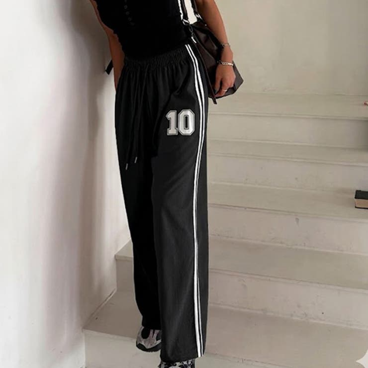 ブラック | ワイドパンツ レディース 春 | REAL STYLE