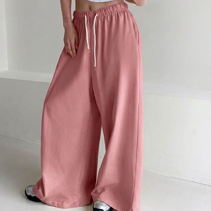 ピンク | ワイドパンツ レディース 春 | REAL STYLE