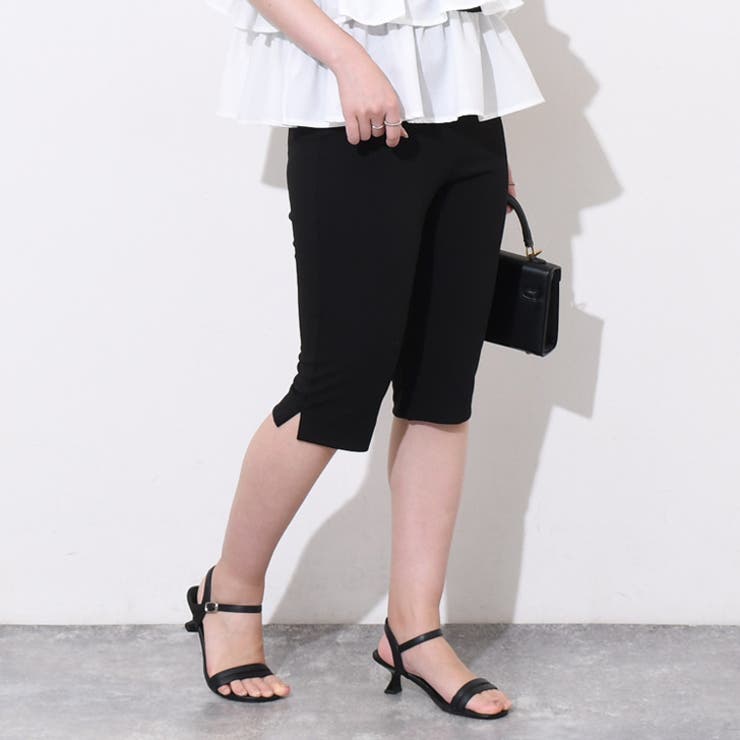 ブラック | クロップドパンツ レディース 春 | REAL STYLE