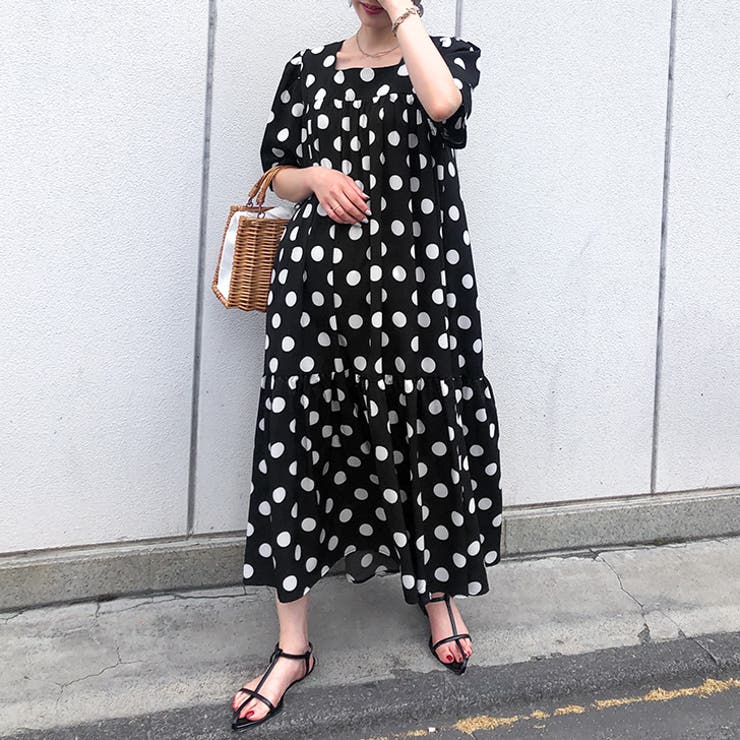 ロングワンピース レディース 半袖[品番：JOKW0015638]｜REAL STYLE