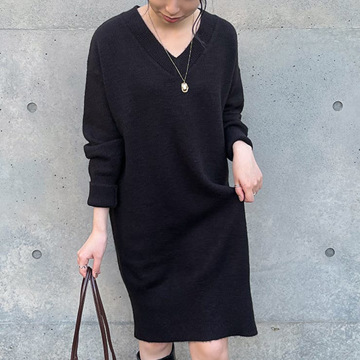 フォクシー   ナチュラル ブラック チュニック ワンピース チュニック ワンピース レディース[品番：JOKW0016420]｜REAL STYLE