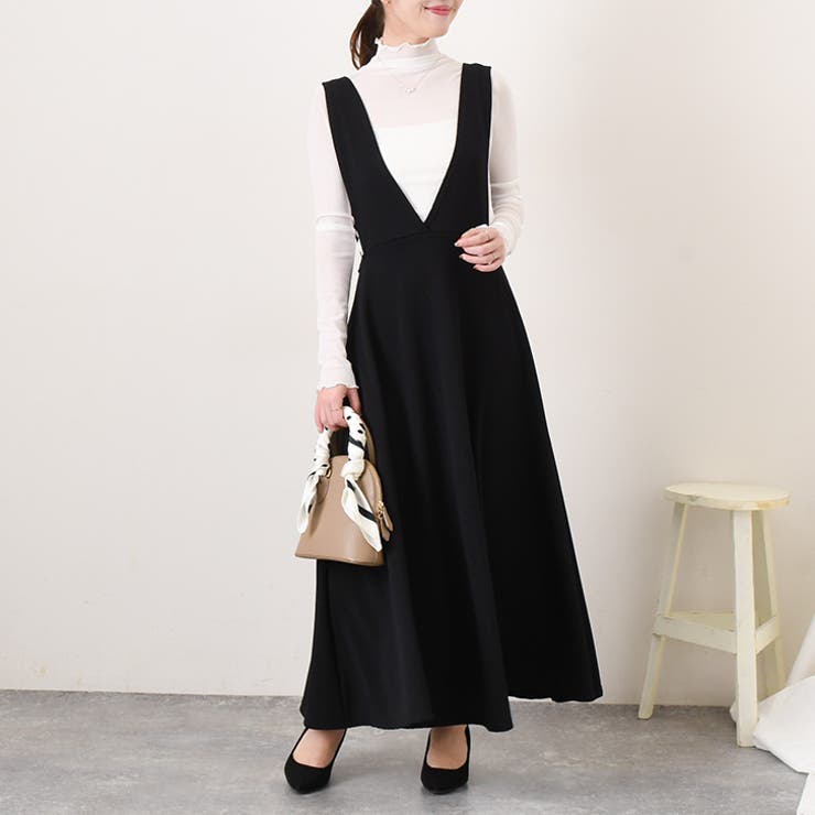 ジャンパースカート ロング 40代[品番：JOKW0016823]｜REAL