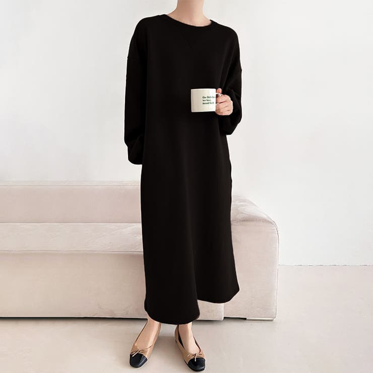 ブラック | ワンピース レディース 長袖 | REAL STYLE
