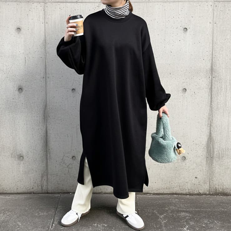 ブラック | ワンピース レディース 長袖 | REAL STYLE