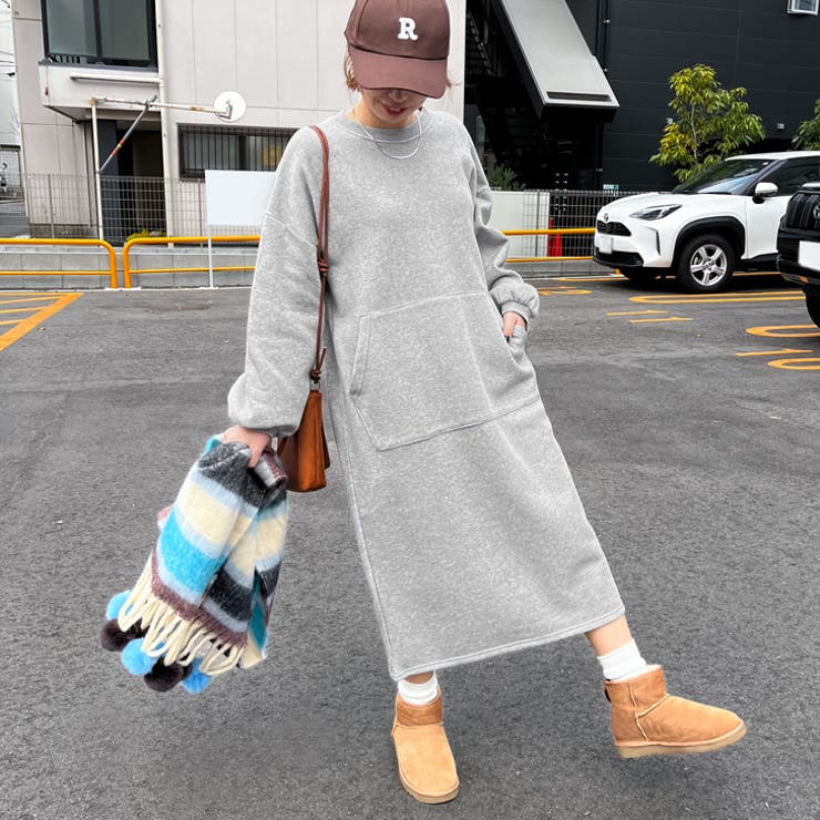 グレー | ワンピース レディース ロング | REAL STYLE