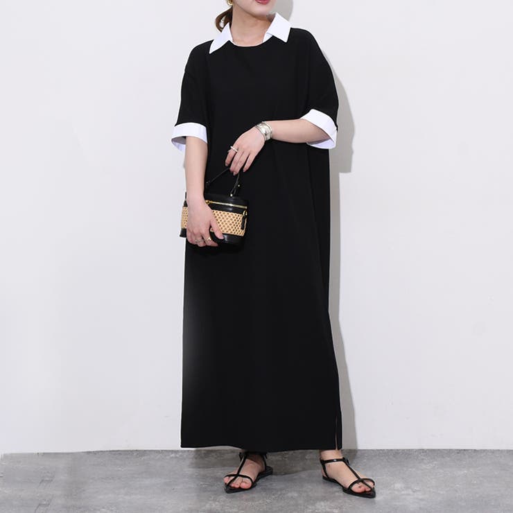 ブラック | ワンピース レディース 半袖 | REAL STYLE