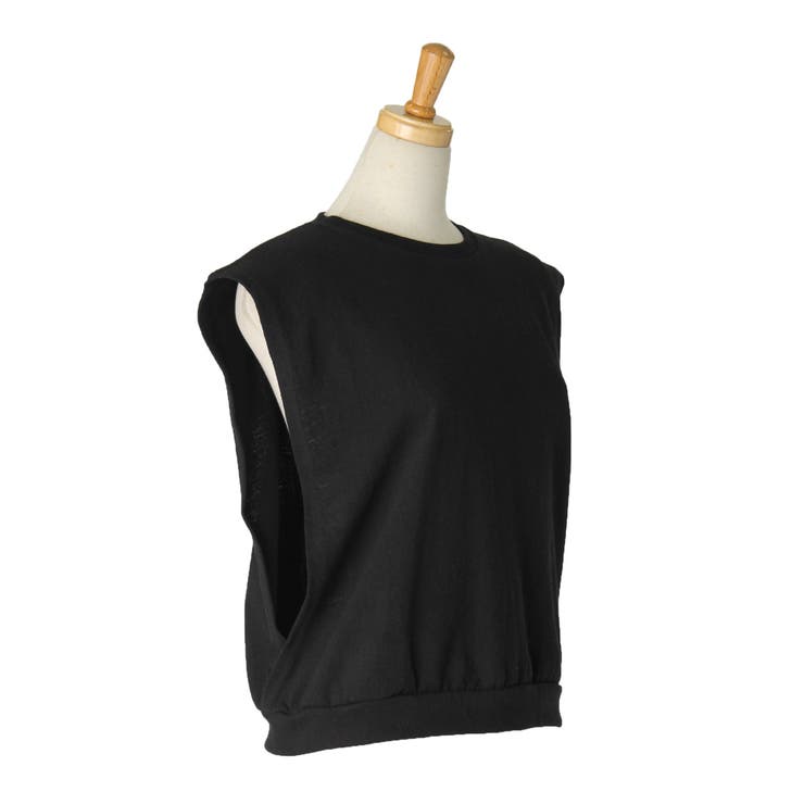 archivio新品未使用タグ付き♡ノースリーブプルオーバー♡サイズ40(L) ノースリーブ レディース シンプル トップス 無地 袖なし 二の腕