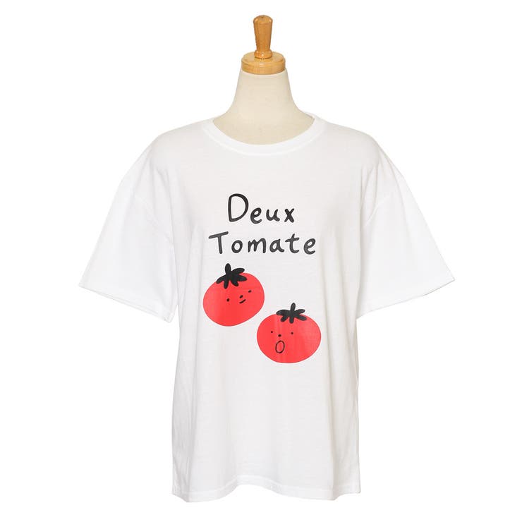 トマトプリントデザインコットンtシャツ レディース トップス 品番 Jokw Real Style リアルスタイル のレディースファッション通販 Shoplist ショップリスト