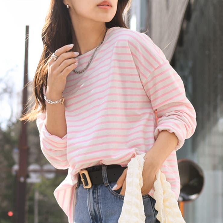カットソー レディース 長袖[品番：JOKW0013894]｜REAL STYLE