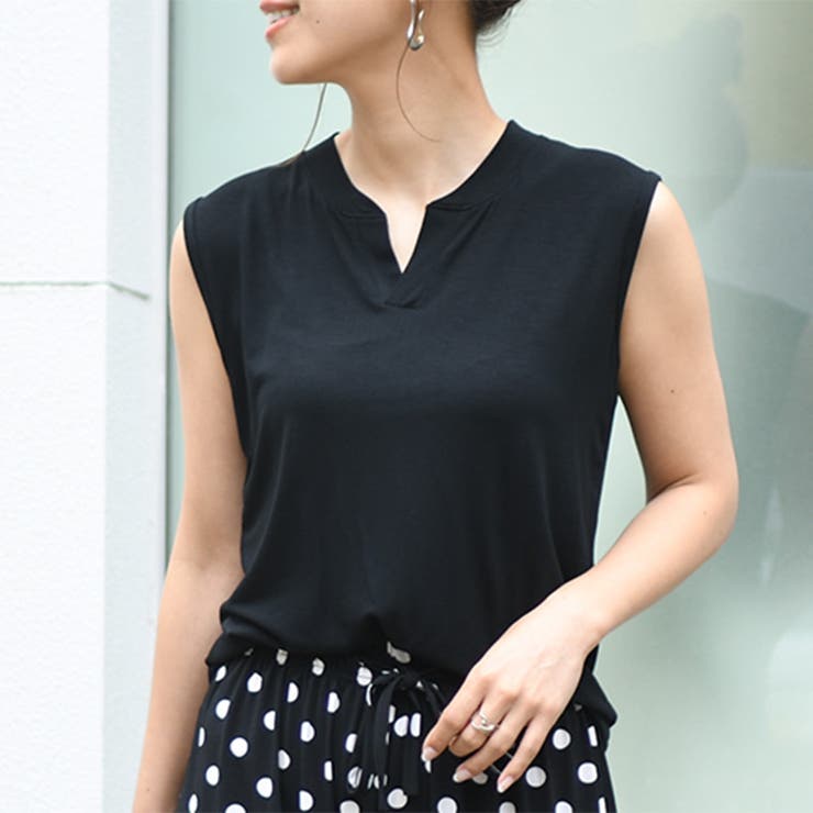 ノースリーブ カットソー レディース[品番：JOKW0014345]｜REAL STYLE