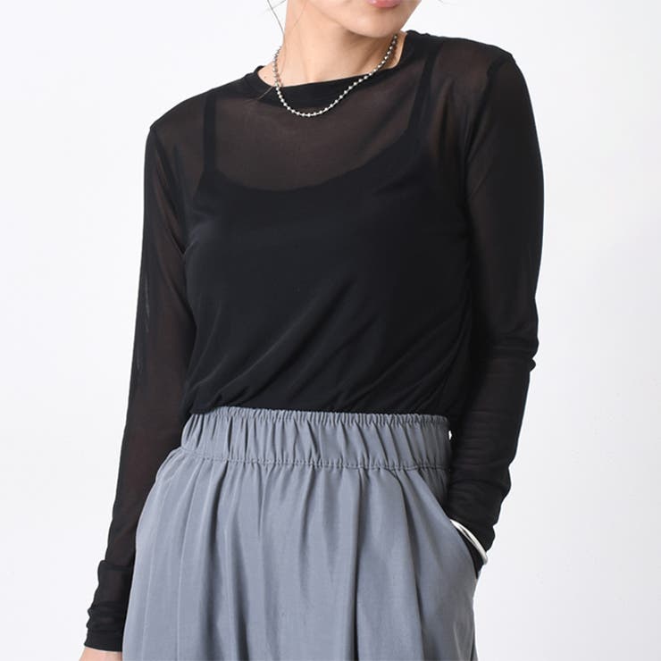 cham様リテンliten Sheer topsシアートップスブラック新品へイヴ シアートップス レディース インナー[品番：JOKW0014636]｜REAL