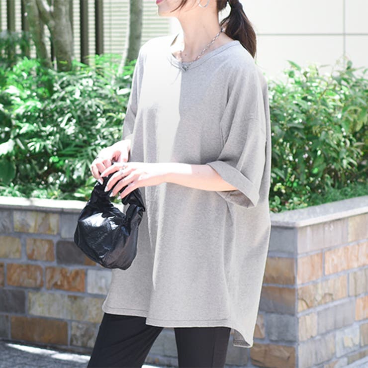 グレー | カットソー チュニック レディース | REAL STYLE