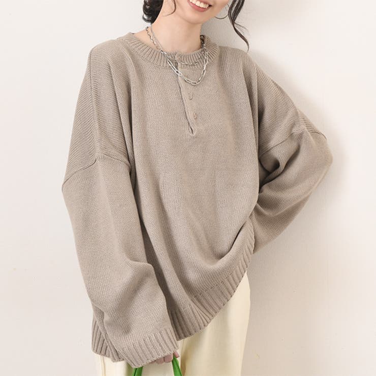 ベージュ | ニット セーター レディース | REAL STYLE