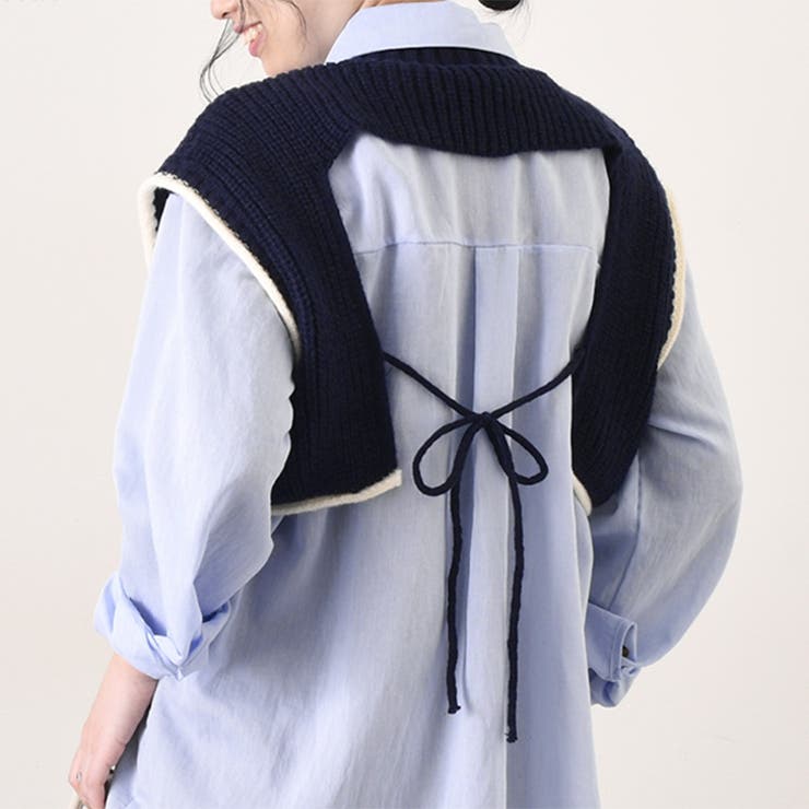 ネイビー | ベスト レディース 秋冬 | REAL STYLE