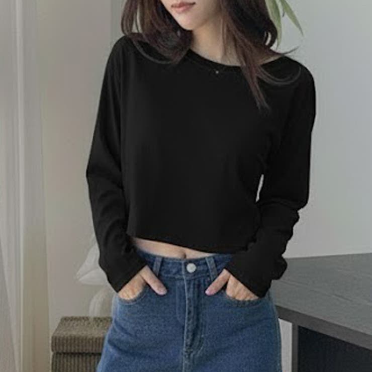 ブラック | カットソー レディース 長袖 | REAL STYLE