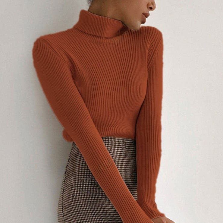 テラコッタ | ニット レディース 長袖 | REAL STYLE