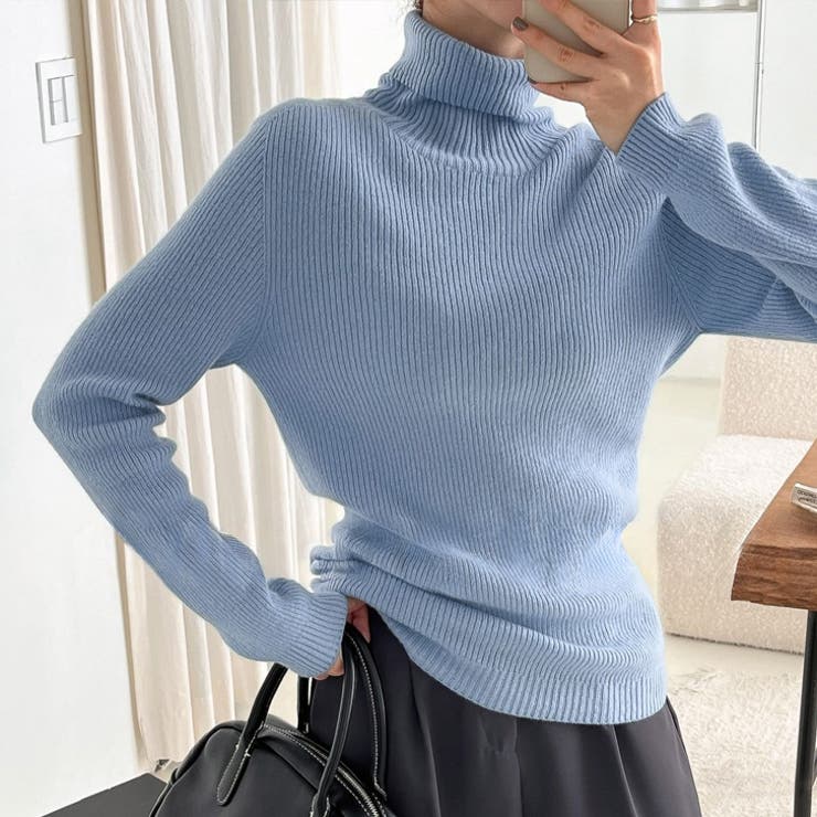 スカイ | ニット レディース 長袖 | REAL STYLE