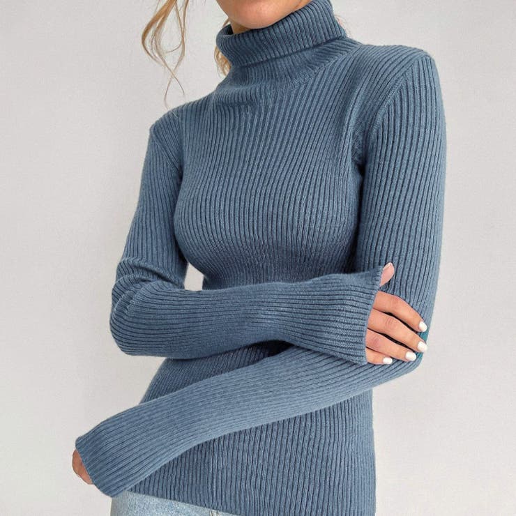 ダスティブルー | ニット レディース 長袖 | REAL STYLE