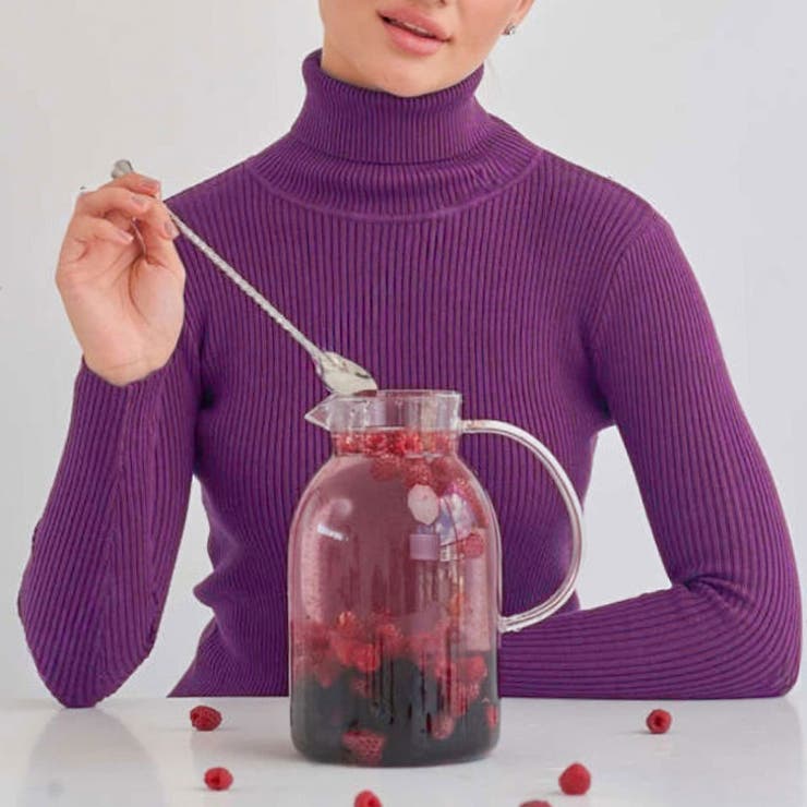 パープル | ニット レディース 長袖 | REAL STYLE