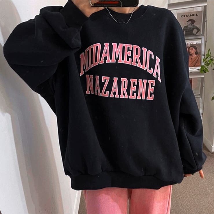 ネイビー | スウェット レディース 裏起毛 | REAL STYLE