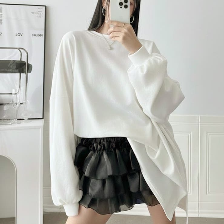 オフホワイト | カットソー Tシャツ チュニック | REAL STYLE