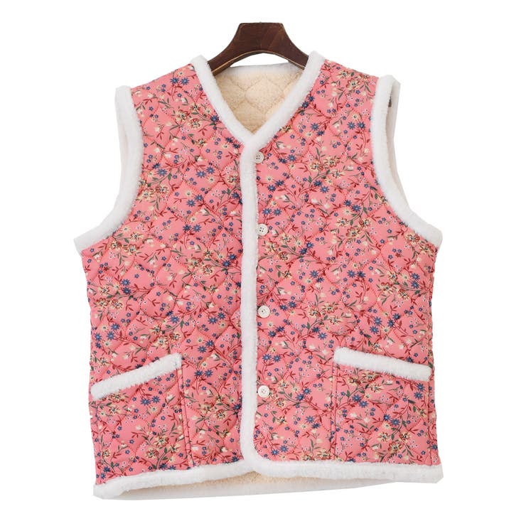ピンク | ハルモニチョッキ おしゃれ ベスト | REAL STYLE