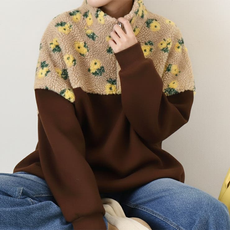 ブラウン | スウェット レディース 裏起毛 | REAL STYLE